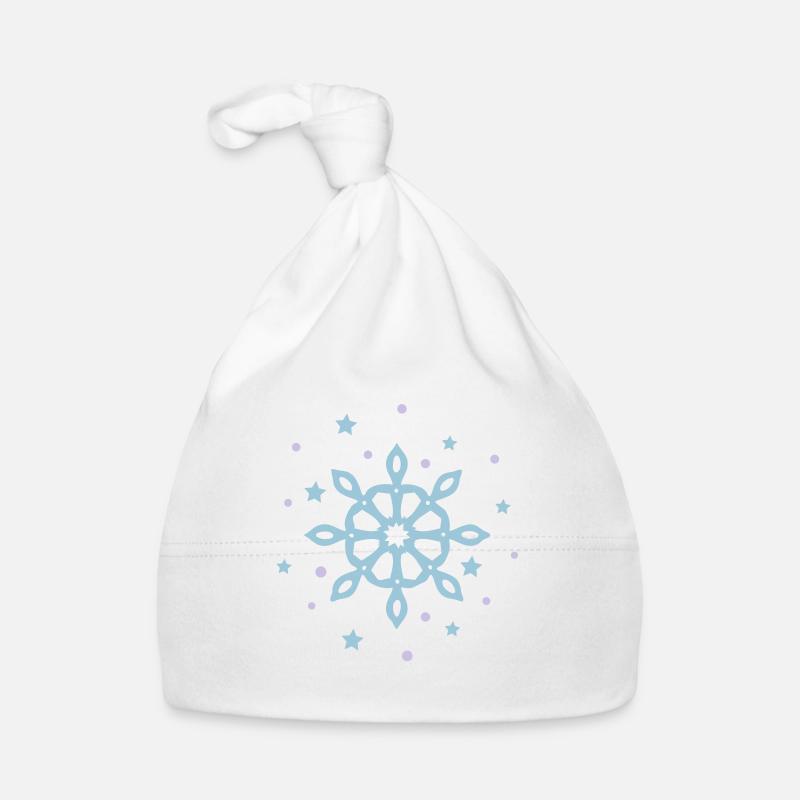 snowflake Organic Baby Cap