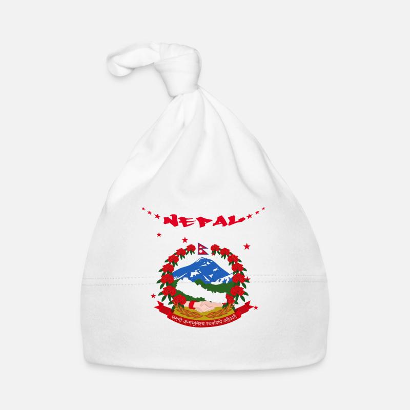 Nepal - Baby Bio-Mütze - Weiß
