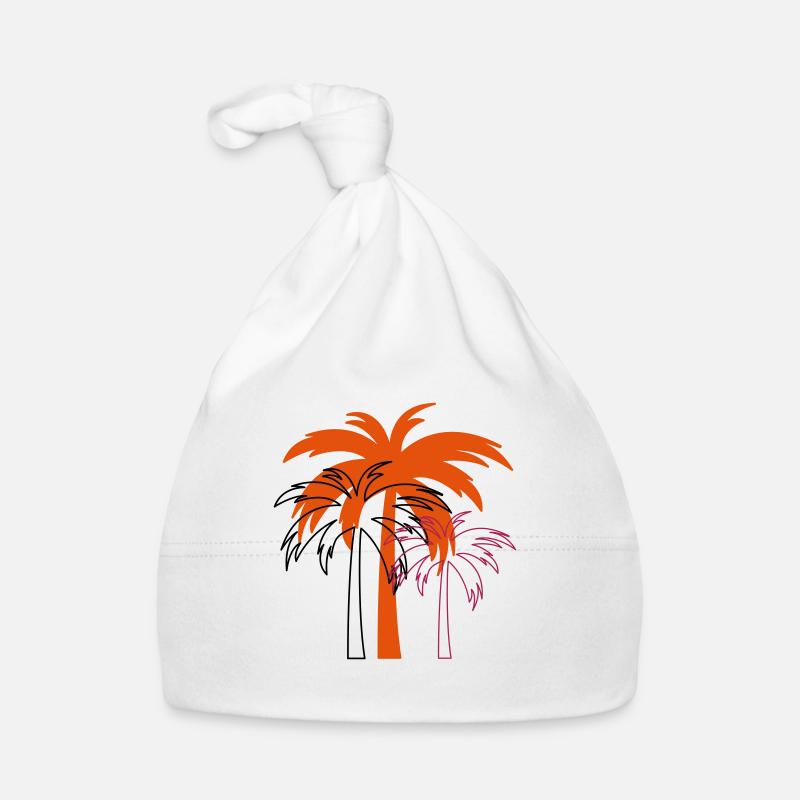 palme design 02 Baby Bio-Mütze