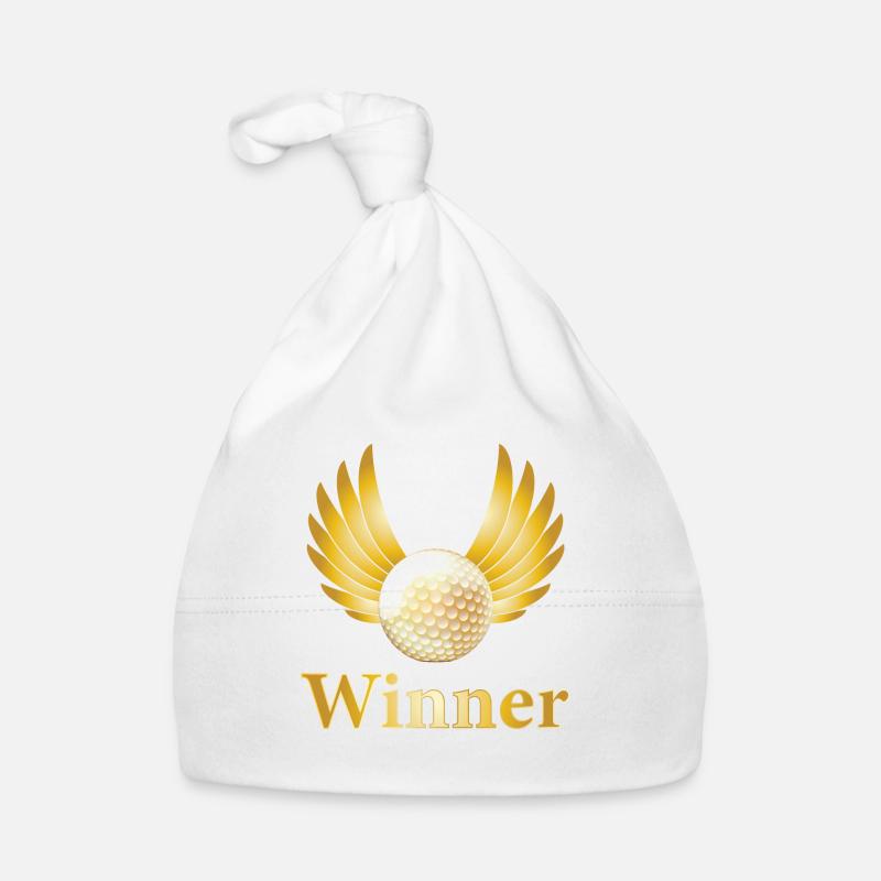 Golf Sieger Golfball Platz Geschenk Trophäe Sport Baby Bio-Mütze