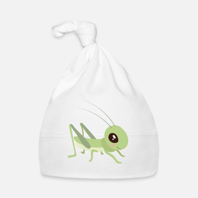 Grashüpfer - Heuschrecke Baby Bio-Mütze