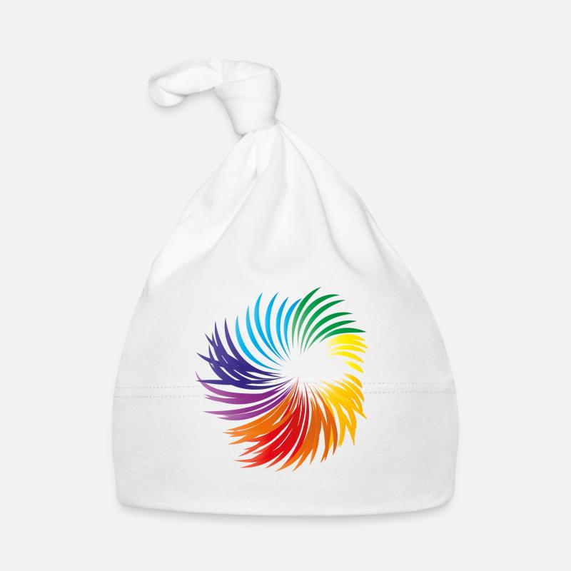 Vortex Rainbow Organic Baby Cap