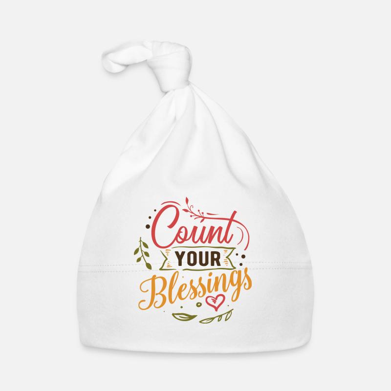 Zähle deinen Segen count your blessings Baby Bio-Mütze