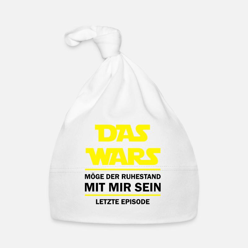 das wars ruhestand mit mir Baby Bio-Mütze