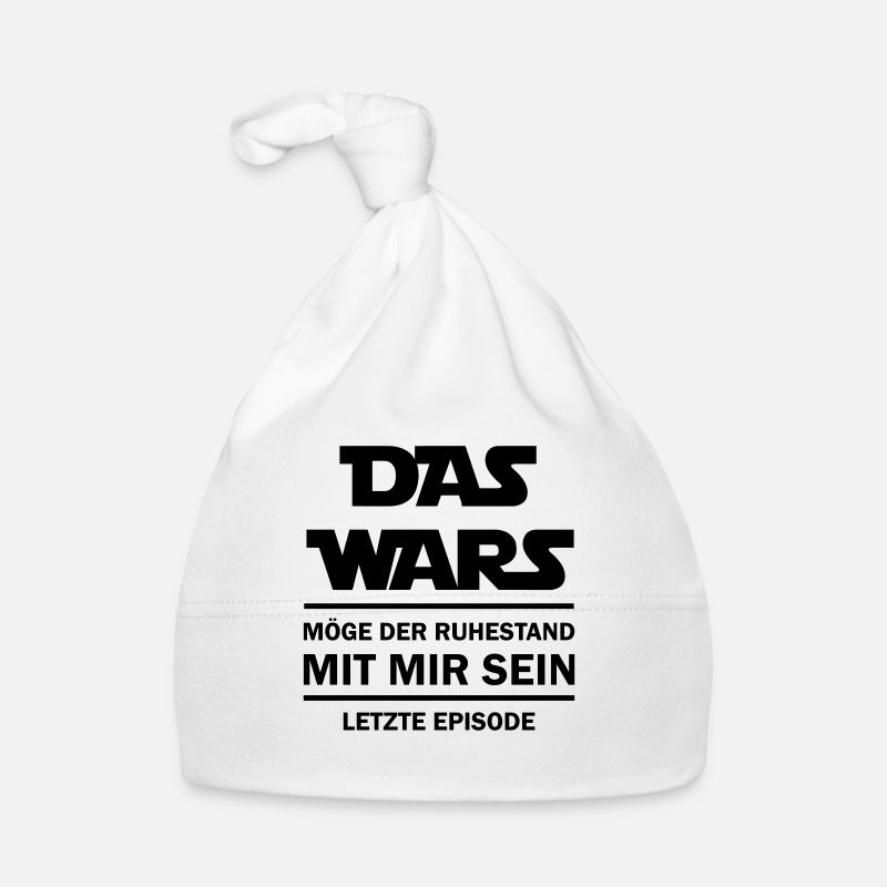 das wars ruhestand mit mir Baby Bio-Mütze