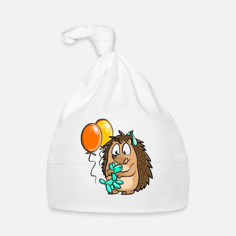Paulchen Peng Hedgehog Balloons Design Statement Organic Baby Cap