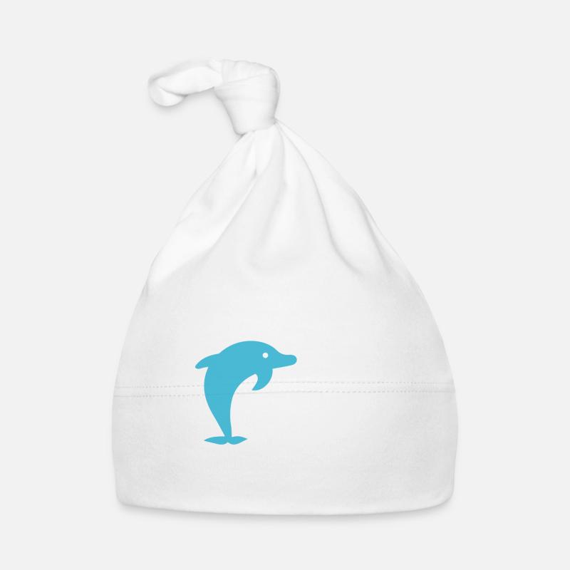 Dolphin dolphin Organic Baby Cap