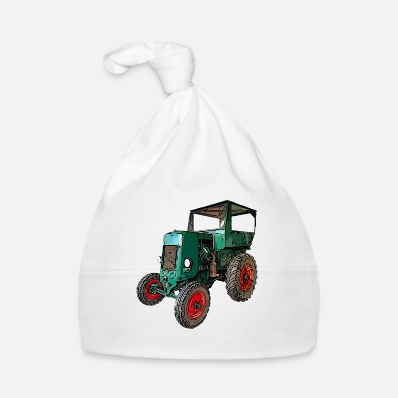 Traktor DDR Aktivist RS03 Baby Bio-Mütze