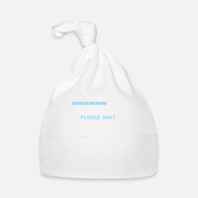 Joueur 3 chargement ank de grossesse de jeu drôle - Bonnet bio Bébé - blanc