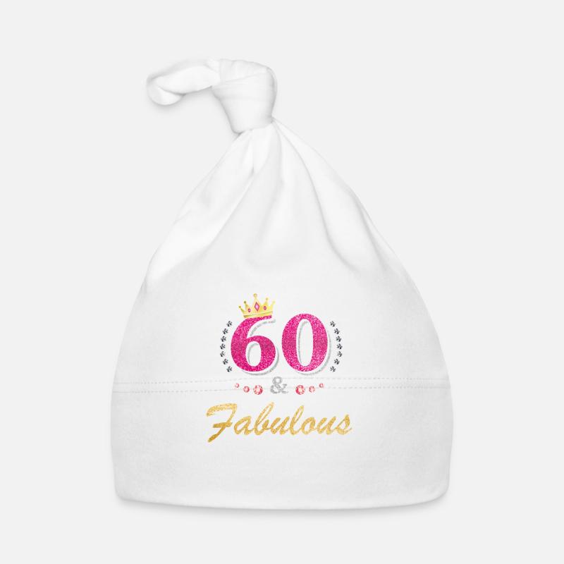 60 et fabuleux 60 ans 60 jours anniversaire Bonnet bio Bébé
