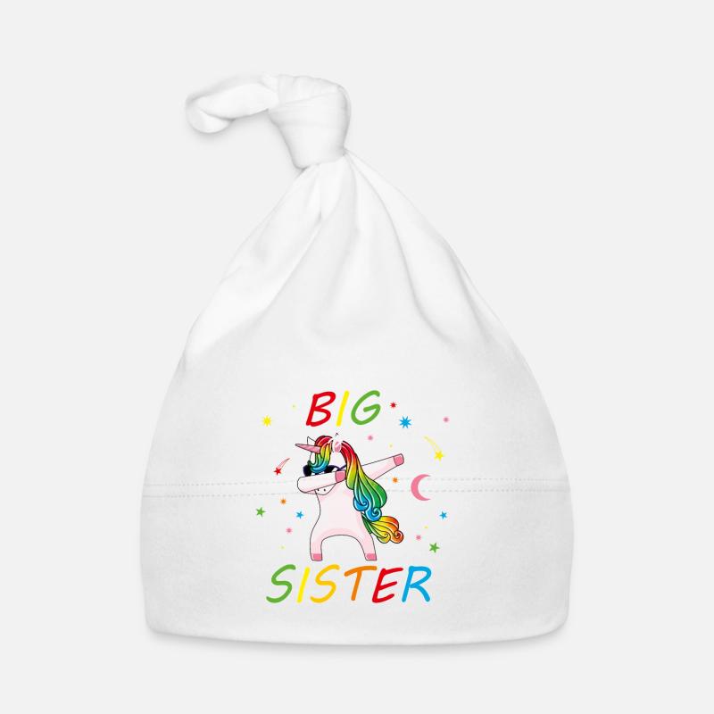 Je vais être une grande soeur amant de licorne mignon D Bonnet bio Bébé