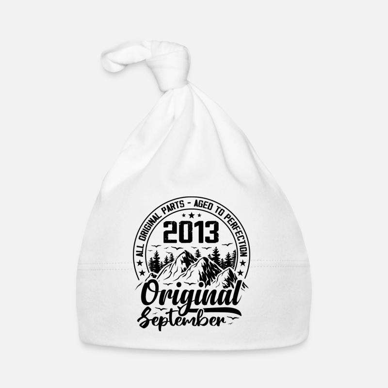2013 September Original 11 Year Anniversary Gift Organic Baby Cap