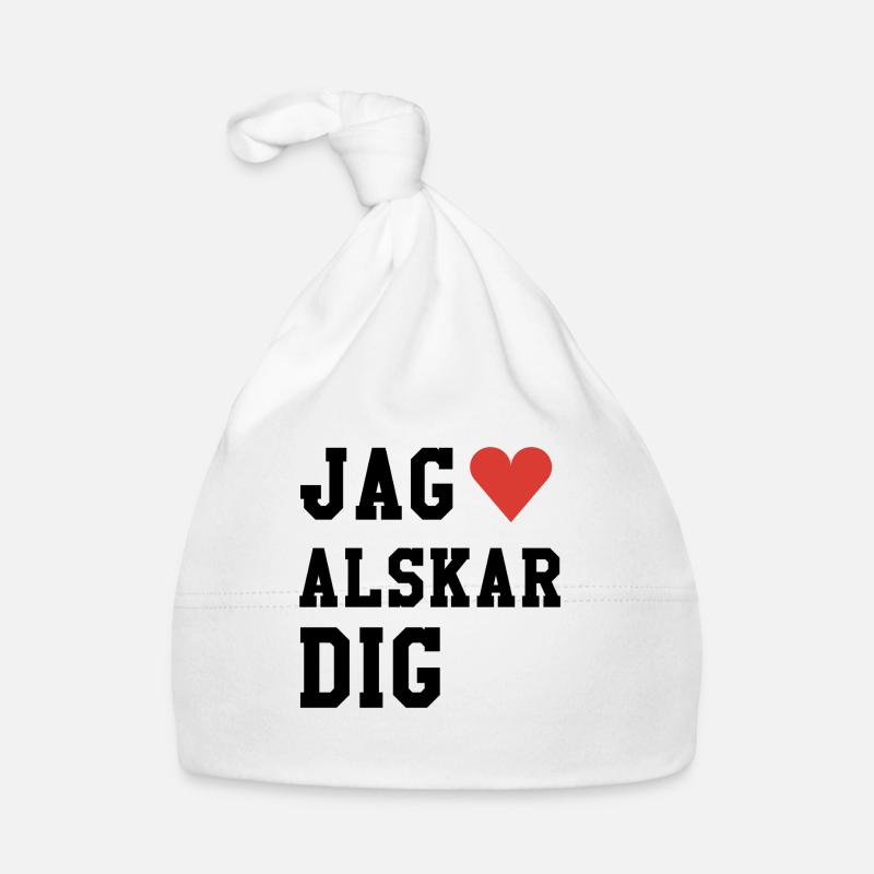 Jag alskar dig Baby Bio-Mütze