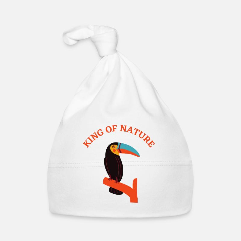 Oiseau toucan Bonnet bio Bébé