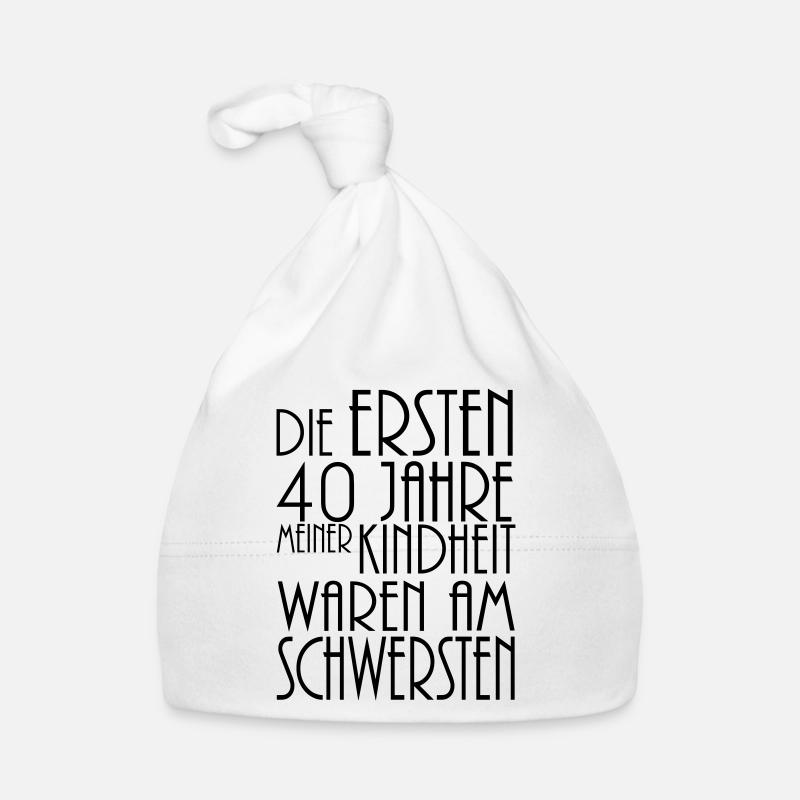 die ersten 40 jahre Organic Baby Cap