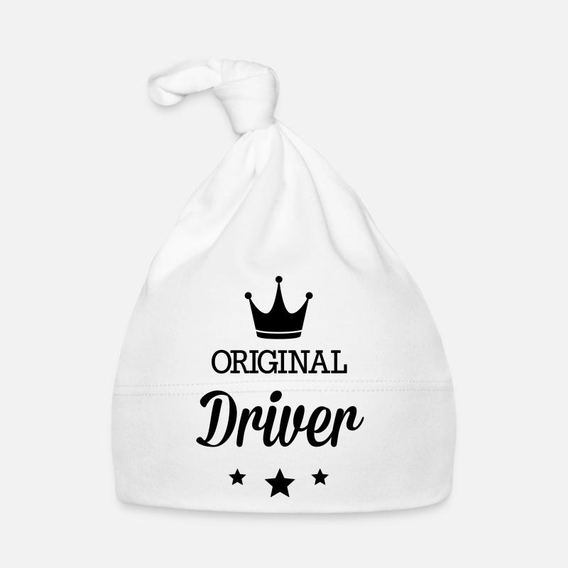 Original three star deluxe driver Organic Baby Cap