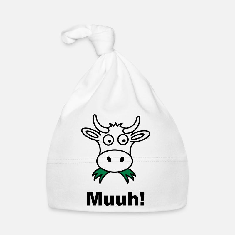 Kuh Baby Bio-Mütze