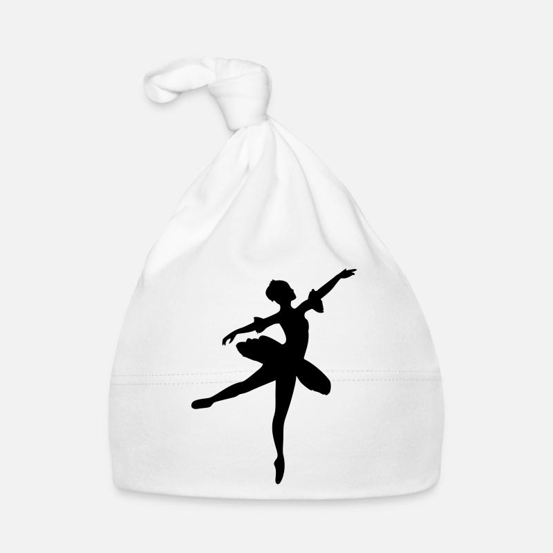 Danseuse de ballet vecteur Silhouette Bonnet bio Bébé