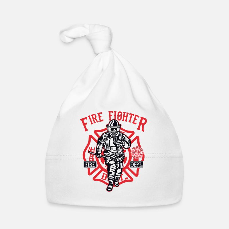 Fire Fighter Baby Bio-Mütze
