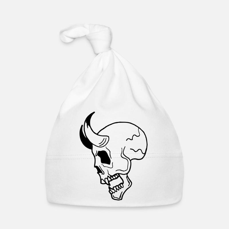 Skull de Baby Bio-Mütze