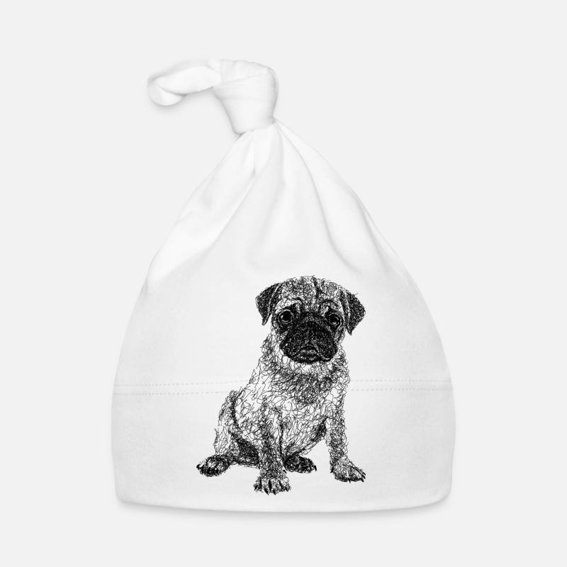 voisin - Bonnet bio Bébé - blanc