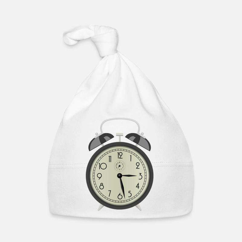 clock time clock time hourglass hourglass40 Organic Baby Cap