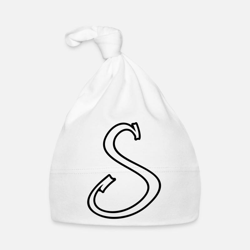 Inititiale. Buchstabe S / letter S (1c) Organic Baby Cap