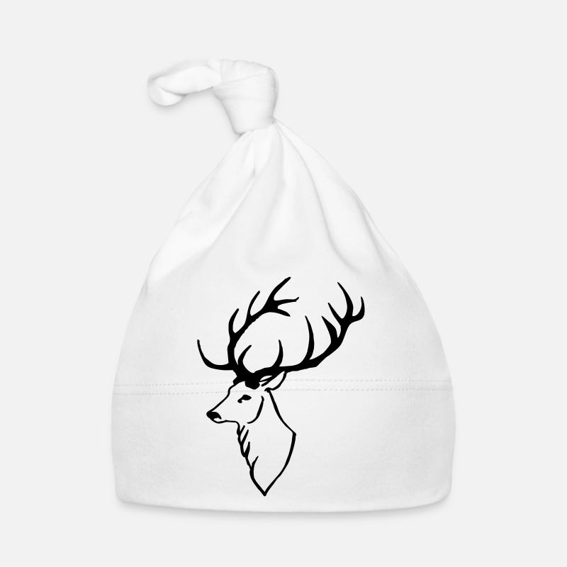 Hirschkopf Baby Bio-Mütze