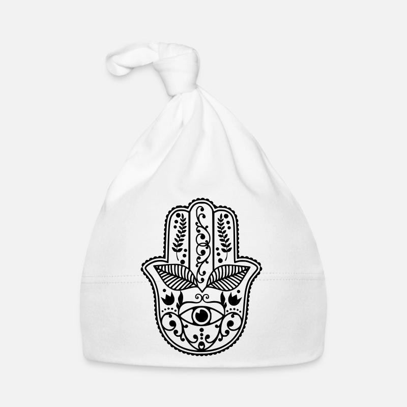 Hand der Fatima Baby Bio-Mütze