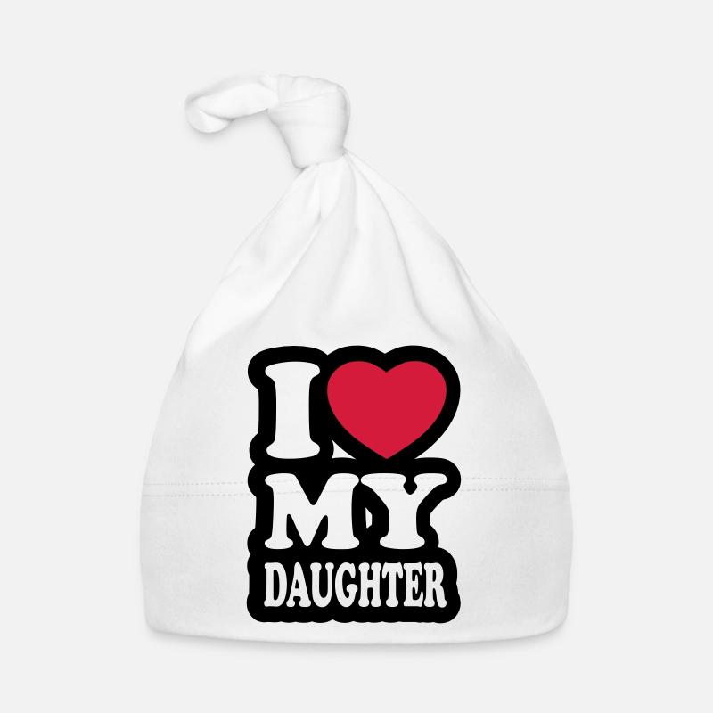 I love my daughter Organic Baby Cap