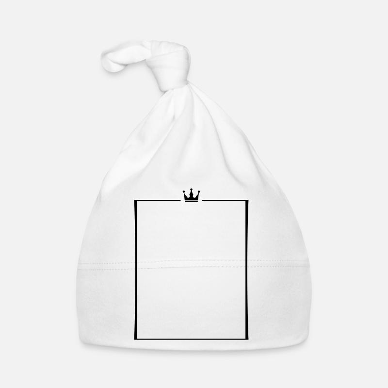 rahmen krone Baby Bio-Mütze