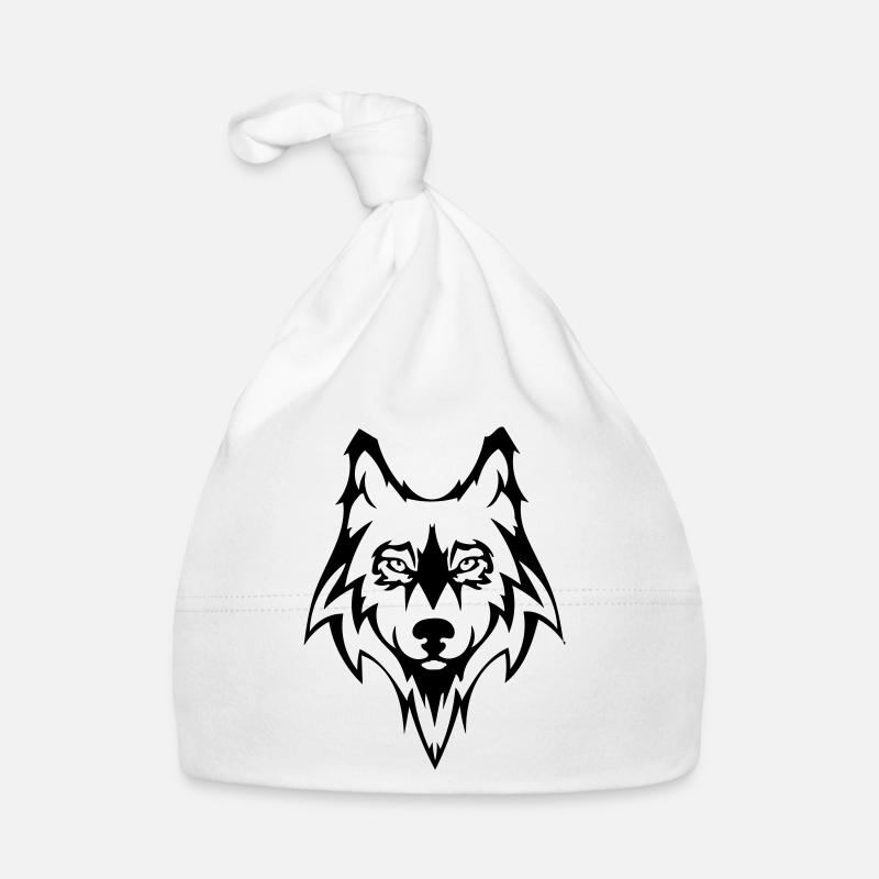 Wolf Organic Baby Cap