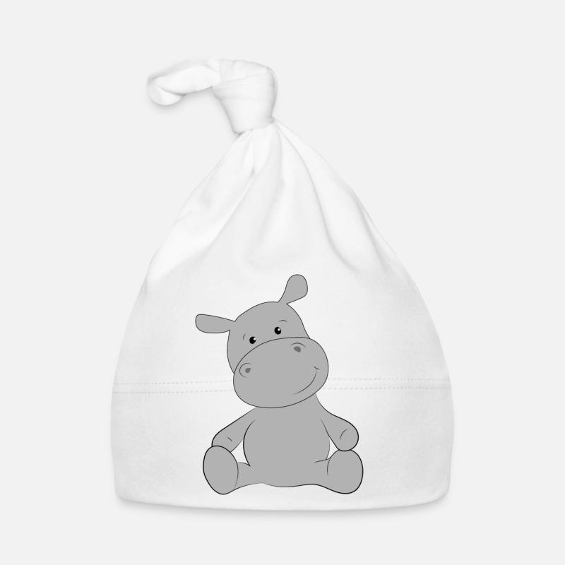 Nilpferd Baby Bio-Mütze