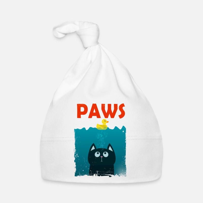 Pattes - Grands chats de requin blanc Bonnet bio Bébé