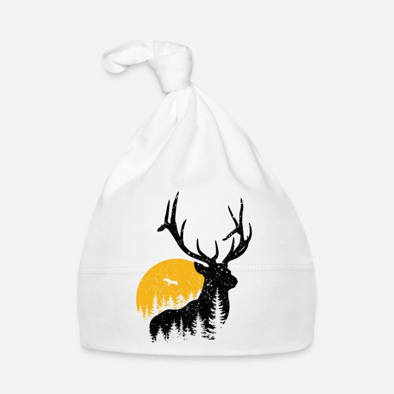 Hirsch Baby Bio-Mütze