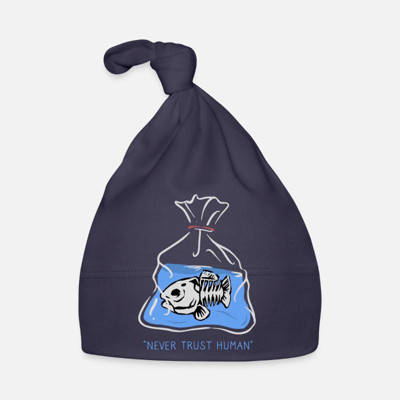 never trust anyone Organic Baby Cap