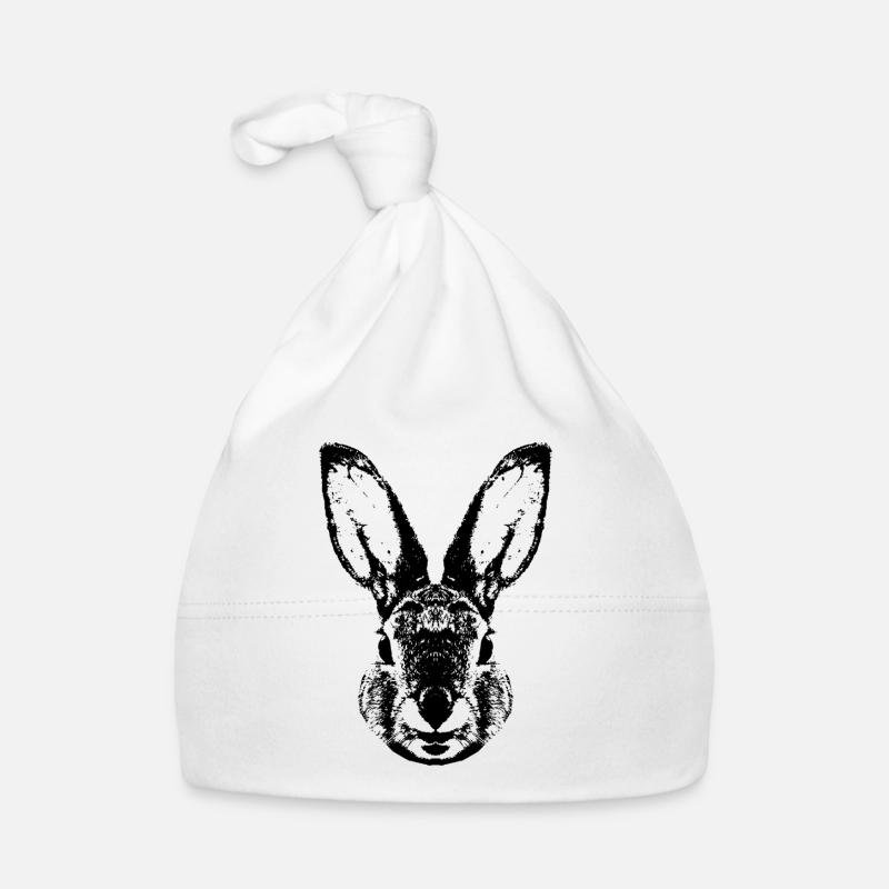 Hare / Rabbit / Rabbit / Bunnie Organic Baby Cap