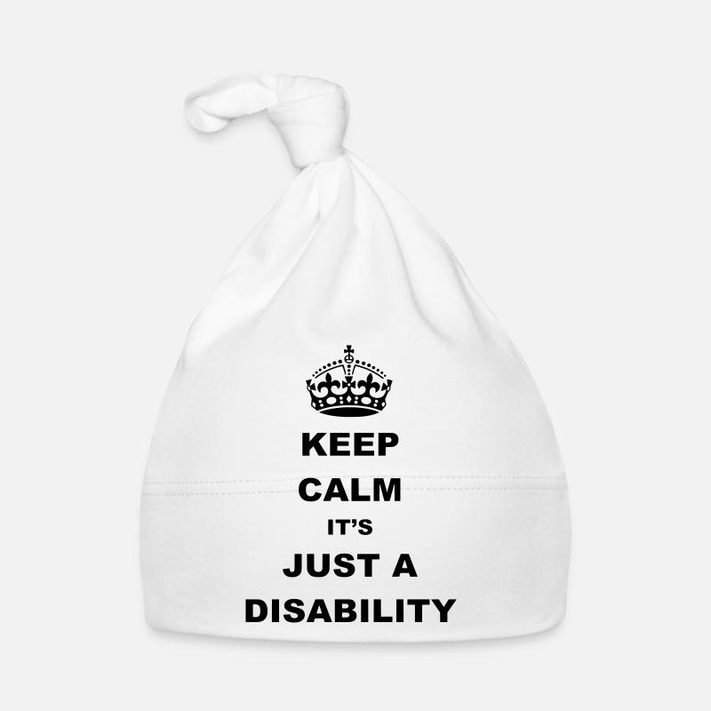 Restez calme, c’est juste un handicap. Humour* Bonnet bio Bébé