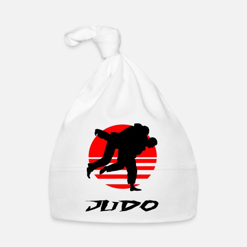 JUDO - Bonnet bio Bébé - blanc