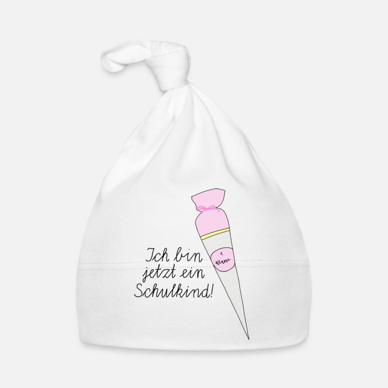 Schulanfang - Mädchen Baby Bio-Mütze