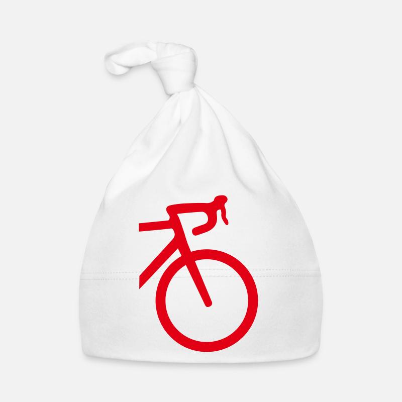 Rennrad front Baby Bio-Mütze
