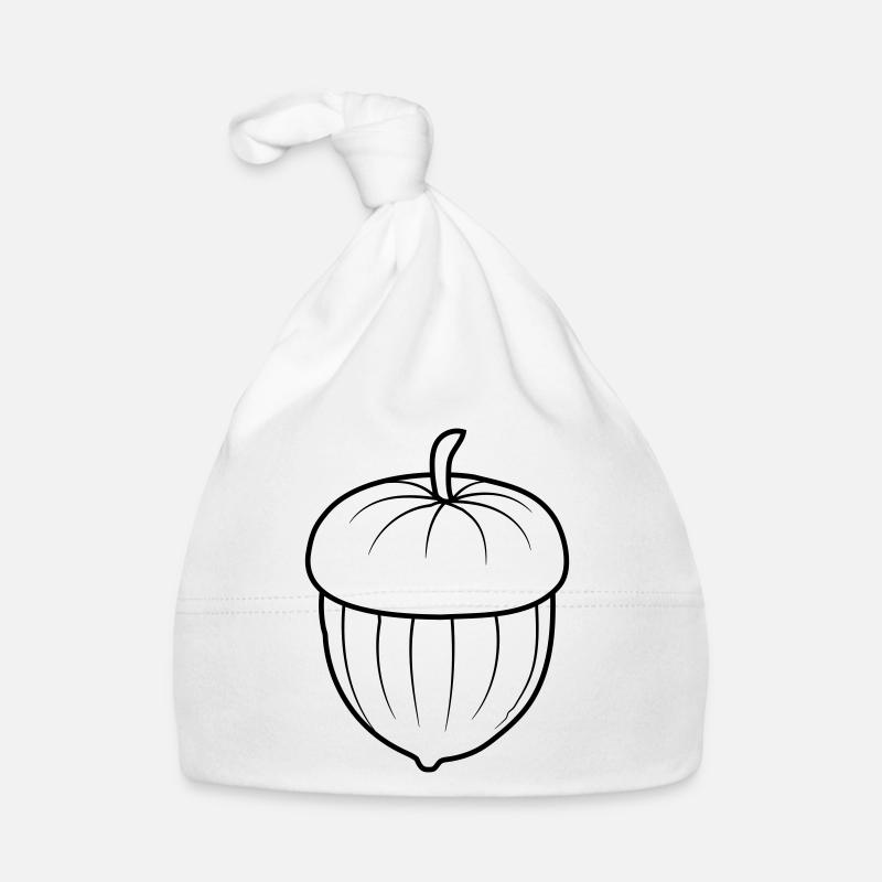 Design Eichel Nuss Baby Bio-Mütze