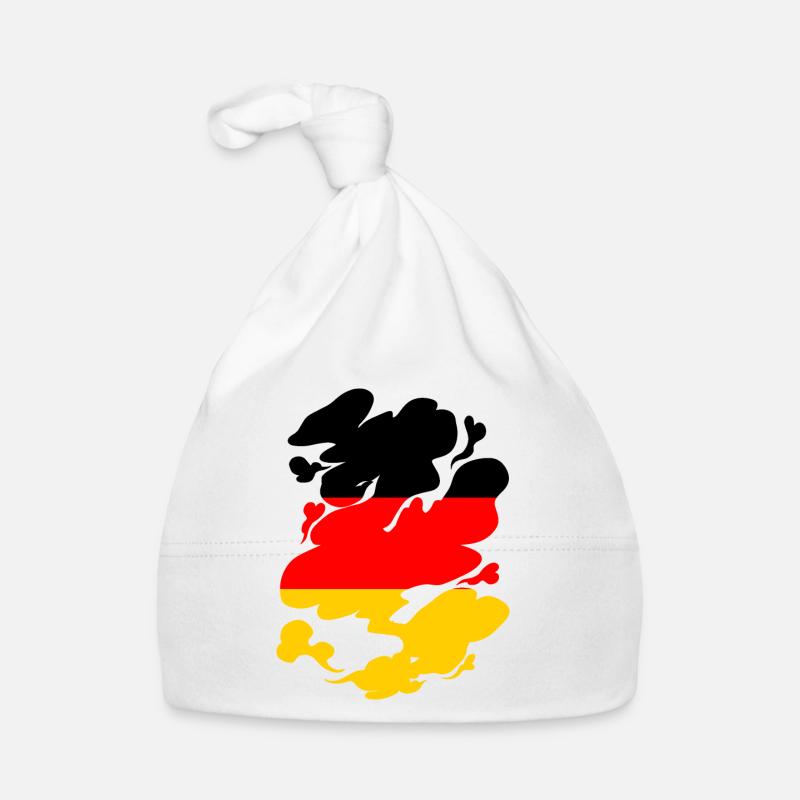 Drapeau allemand Drapeau allemand Utilisé Look Home Bonnet bio Bébé