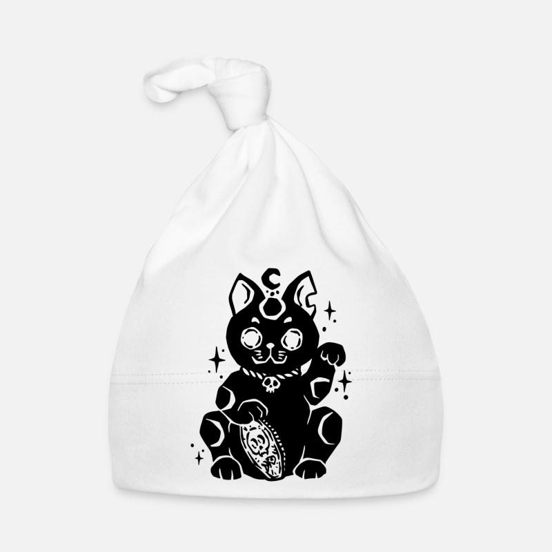 Maneki Neko Gotik Baby Bio-Mütze