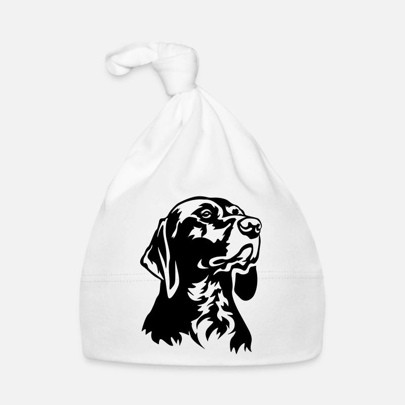 German Shorthair head Organic Baby Cap