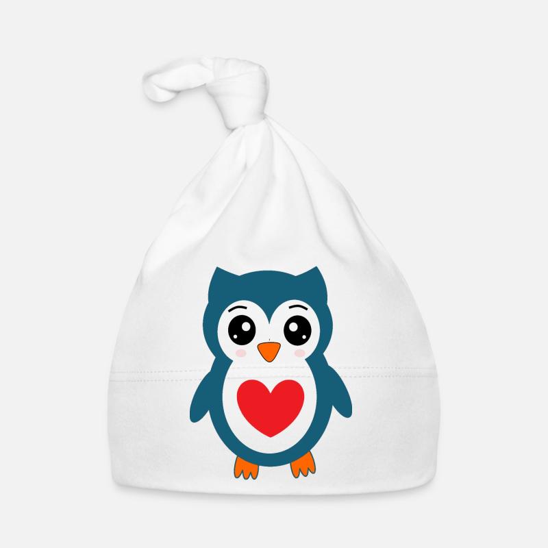 Owl Blue Owl Organic Baby Cap