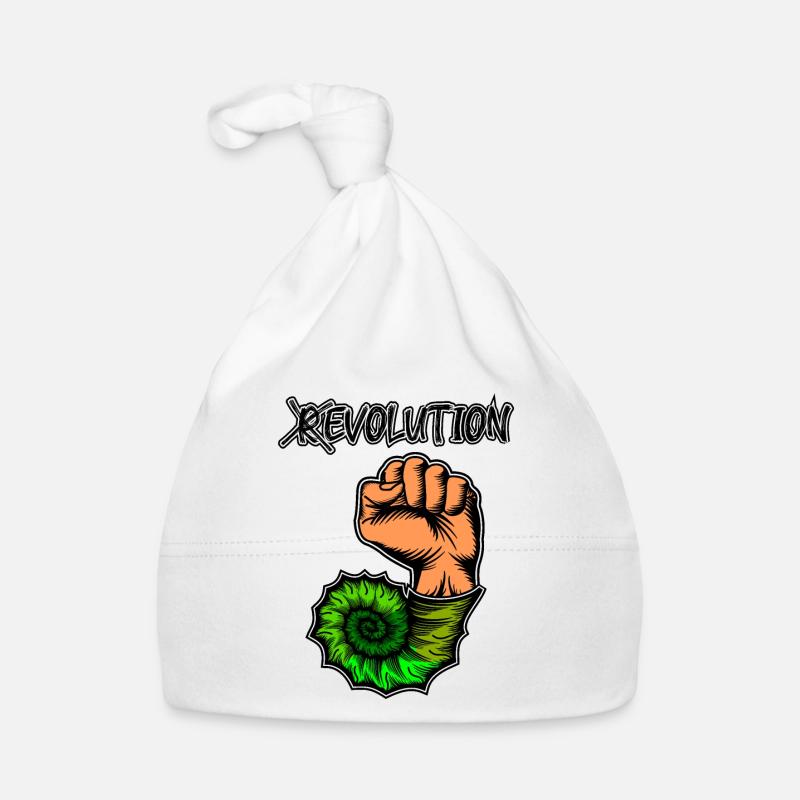 Viva la Evolution! Revolution Prehistoric Fossil Organic Baby Cap