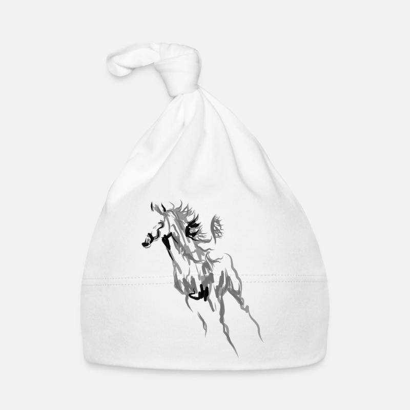 Pferd Baby Bio-Mütze