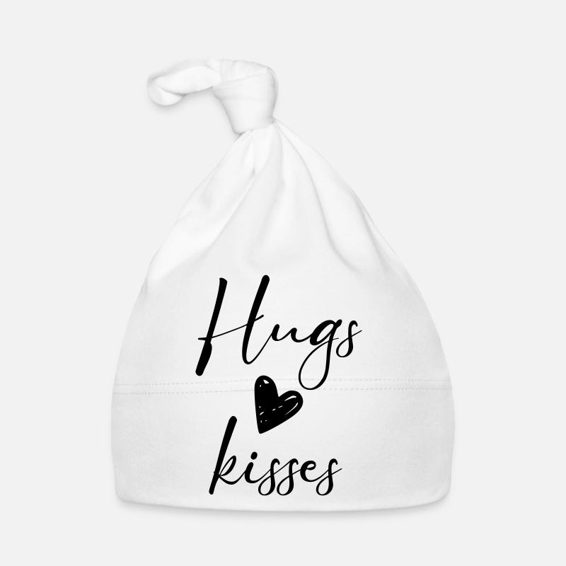 abbracci baci Cappellino ecologico per neonato