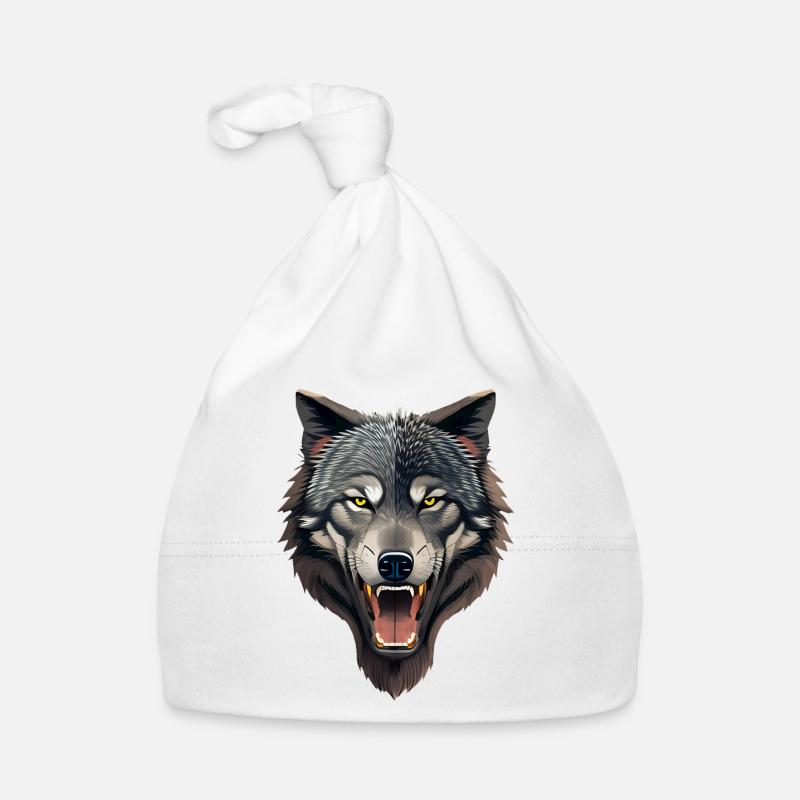 Wolf Baby Bio-Mütze